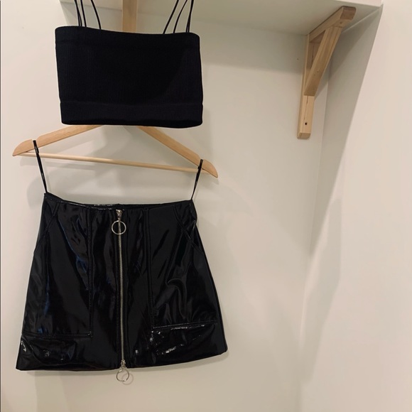 🐈‍⬛  leather skirt - Picture 1 of 3